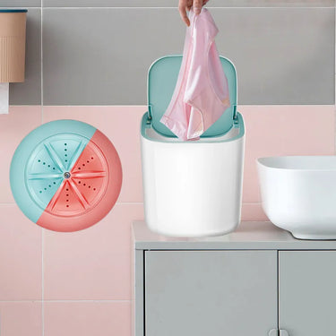 Household Small Laundry Bucket Mini Turbo Table Washing